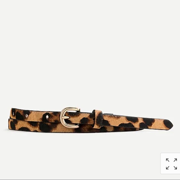 J. Crew Accessories - J. Crew Skinny Calf Hair Belt
